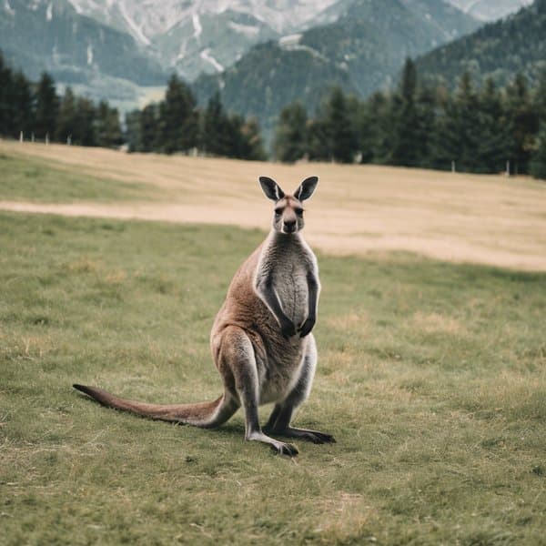 Kangaroo on the Road